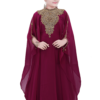 Maroon Kaftan Satika