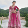 Mesmerizing Hot Pink Silk Trendy Lehenga Choli