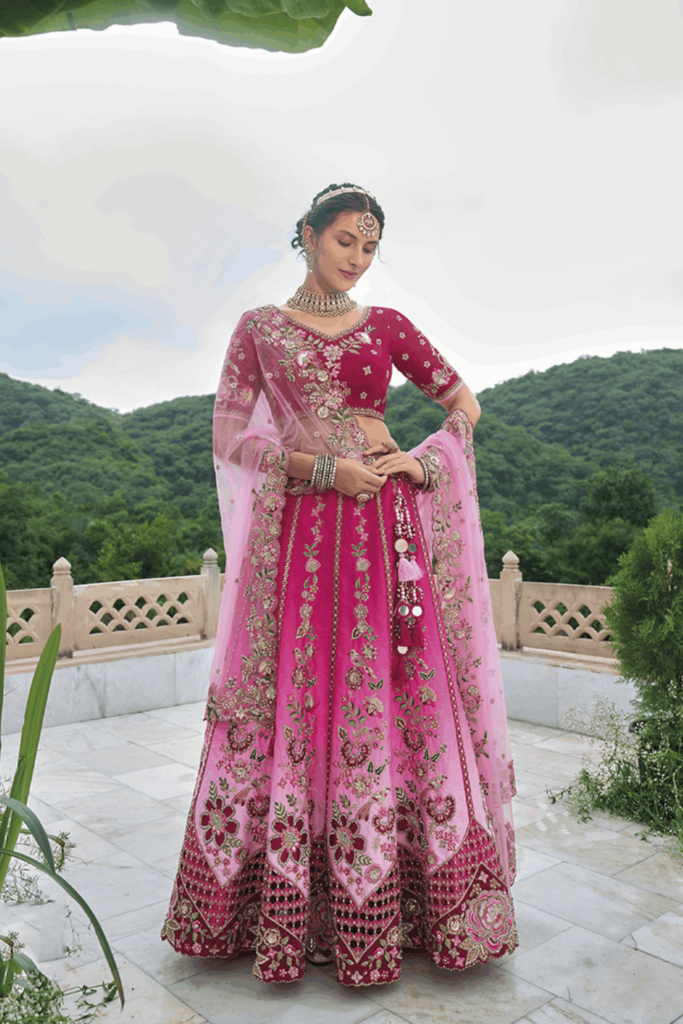 Mesmerizing Hot Pink Silk Trendy Lehenga Choli
