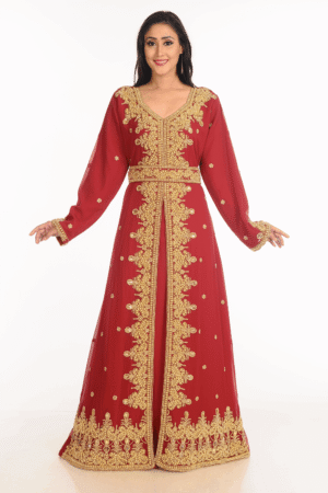 Moroccan Dubai Kaftans Abaya Dress Very Fancy Long Gown