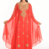 Dubai Embroidery Dress Islamic Party Gowns Eid Muslim Women Abaya Turkey Caftan