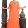 SALE Luxury Bedded Crystal Work Moroccan Dubai Kaftan Wedding Bridesmaid Dress