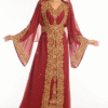 MOROCCAN DUBAI KAFTANS ABAYA DRESS VERY FANCY LONG GOWN