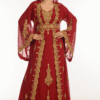 Moroccan Kaftan with gold embroidery