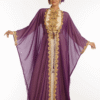 Multicolor Georgette Hand Embroidery Party Wear Kaftan
