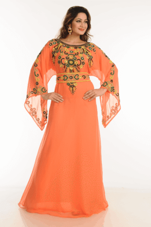 SALE New Royal Moroccan Dubai Kaftans Farasha Abaya Dress Very Fancy Long Gown 5