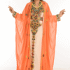 Multicolor Georgette Hand Embroidery Party Wear Kaftan