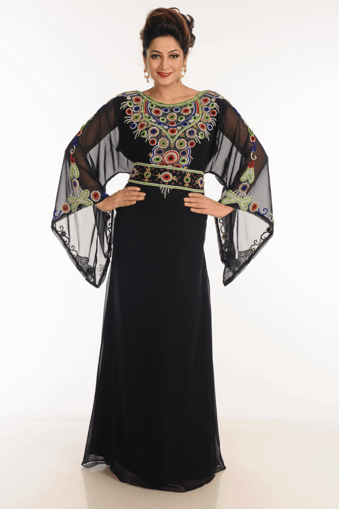 black-georgette-hand-embroidery-party-wear-galabiya