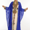 Multicolor Georgette Hand Embroidery Party Wear Kaftan